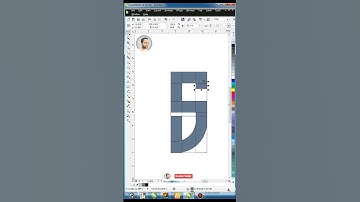 How to Make a JS Logo #design In Coreldraw #shorts #coreldraw #designing #design #coreldrawtutorial