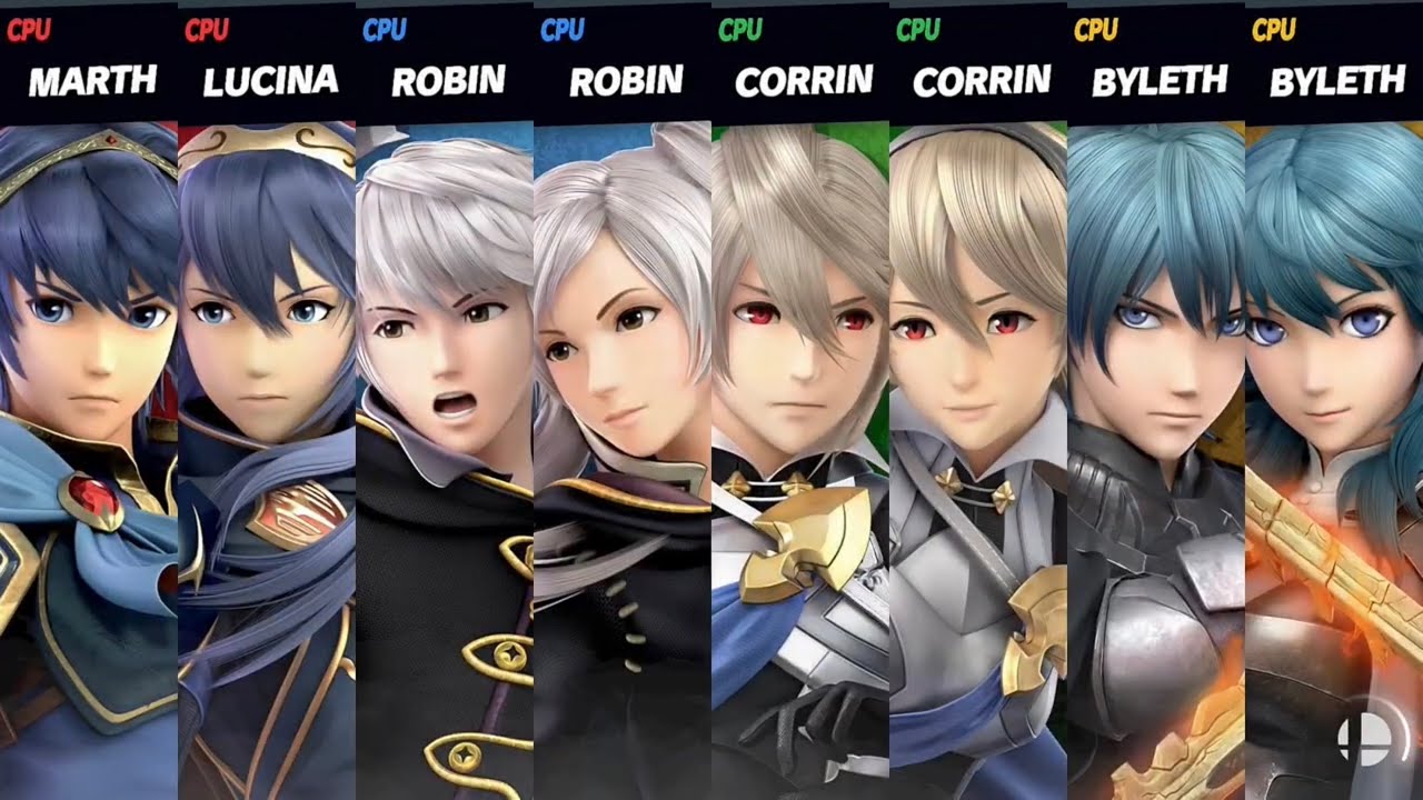 Super Smash Bros. Ultimate - Find The Fire Emblem Male & Female Impostors