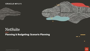 NetSuite Planning and Budgeting: Scenario Planning