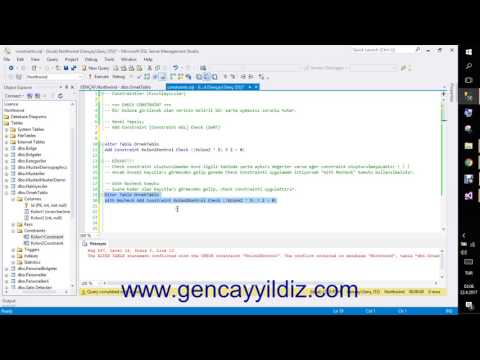 Video: Nocheck kısıtlaması SQL Server nedir?