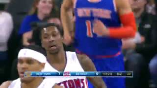 Kentavious Caldwell-Pope On the Break | Knicks vs Pistons | 3.11.17 | 16-17 NBA Season