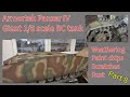 Giant RC Tank, Armortek 1/6 scale Panzer IV, Adding paint chips, scratches and weathering, (Part 8)