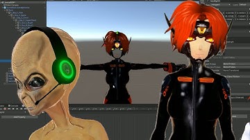 Using VSFSDK to add FX to a Vtuber VRM in Unity!