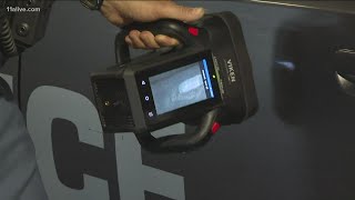 Floyd County Police using handheld x-ray camera to detect drugs hidden in vehicles