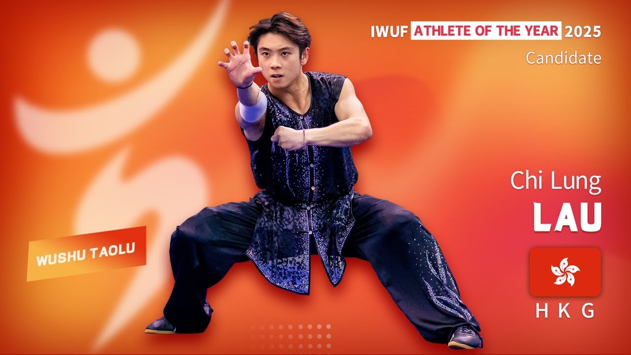 2025 IWUF Wushu Taolu Athlete of the Year candidate - Chi Lung Lau (HKG)