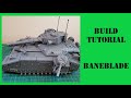 Building tutorial - Baneblade Superheavy - Astra Militarum 40k - step by step assembly guide