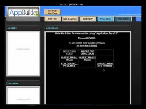 AppBuilder How To - Part 9 Make a Simple iPad App & Web-Page(1 min)