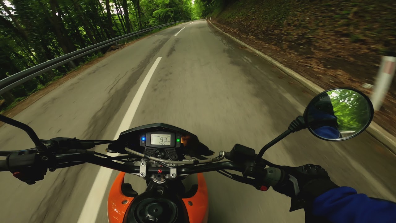 Yamaha XT 125X twisty road fun (Pure Sound)