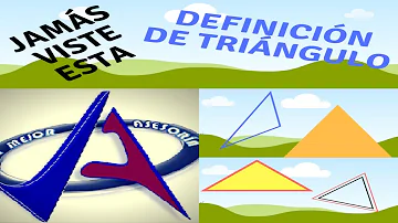 ¿Cuáles son los tres triángulos especiales?