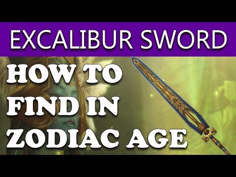 Final Fantasy XII - HOW TO FIND EXCALIBUR IN THE ZODIAC AGE (Ultimate Weapon)