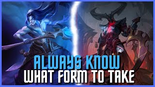 When Should You Go Blue Or Red Kayn??