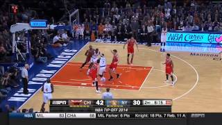 Bulls at Knicks: Melo's Triangle Squashed By Bulls Bench