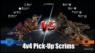 For Honor 4v4 Dominion Scrims #30  Bad PickUp Scrims!