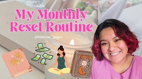 Monthly Reset Routine | Free Printable Download 