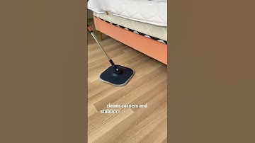 Easy-to-clean spin mop and bucket system. #homettler #mop #spinmop #squaremop