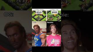 Difference between 2014 and 2025 upgrade time 😵💫 #trending #clashofclans #latest #coc #shorts
