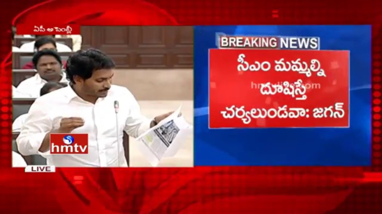 YS Jagan Satirical Speech on Call Money  Scam and TDP Manifesto | HMTV