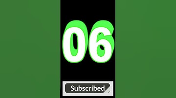 10 to 1 Countdown Amazing Neon color with words/Beep #shorts #2023