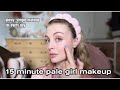 Pale skin makeup routine  my 15 minute simple glowy makeup