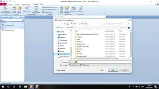 Splitting an Access 2010 Database Profile