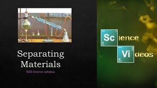 KS3, Science, Chemistry; Lesson 3; Separating Materials Ks3 Science And Gcse Chemistry Filtration And Evaporation Separation Techniques