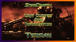 StarCraft 1 - UNIT Quotes #002 (TERRAN CIVILIAN) - SUB (ENG-ESP) StarCraft 1 - UNIT Quotes #002 (TERRAN CIVILIAN) - SUB (ENG-ESP)