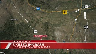 3 dead in US 287 crash in Larimer County