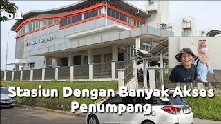 KEREN ‼️Stasiun Metland Telaga Murni memiliki banyak akses penumpang