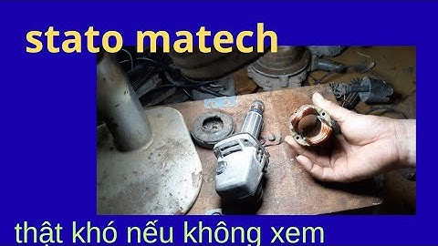 Ai chưa từng quấn stato matech thì hãy xem ngay/ copper wire winding for stator of matech grinder