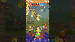 Bubble Pop Forest Rescue Level 146 no booster [Gameplay Walkthrough] optimized for smartphones