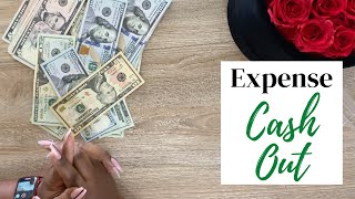 EXPENSE CASH OUT | HOW I COVER MY CREDIT CARD SPENDING | CASH UNSTUFFING