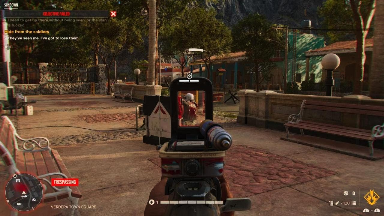 Far Cry 6:Find the sniper rifle inside the bell tower