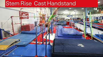 Stem Rise to Cast to Handstand