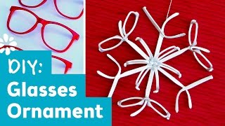 DIY Glasses Snowflake Ornament | Kin Exchange Collab | Sea Lemon