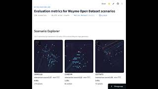 Autonomous Driving Scenario Evaluation Tool (Waymo Open Dataset)