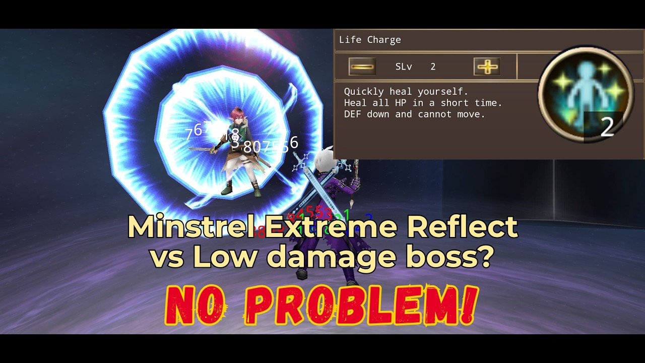 Iruna Online - New meta skill for Minstrel Extreme Reflect build