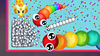 I Find Huge In Snake Io 🐍 Tofu Vs Rainbow Snake Skin Epic Snakeio Gameplay