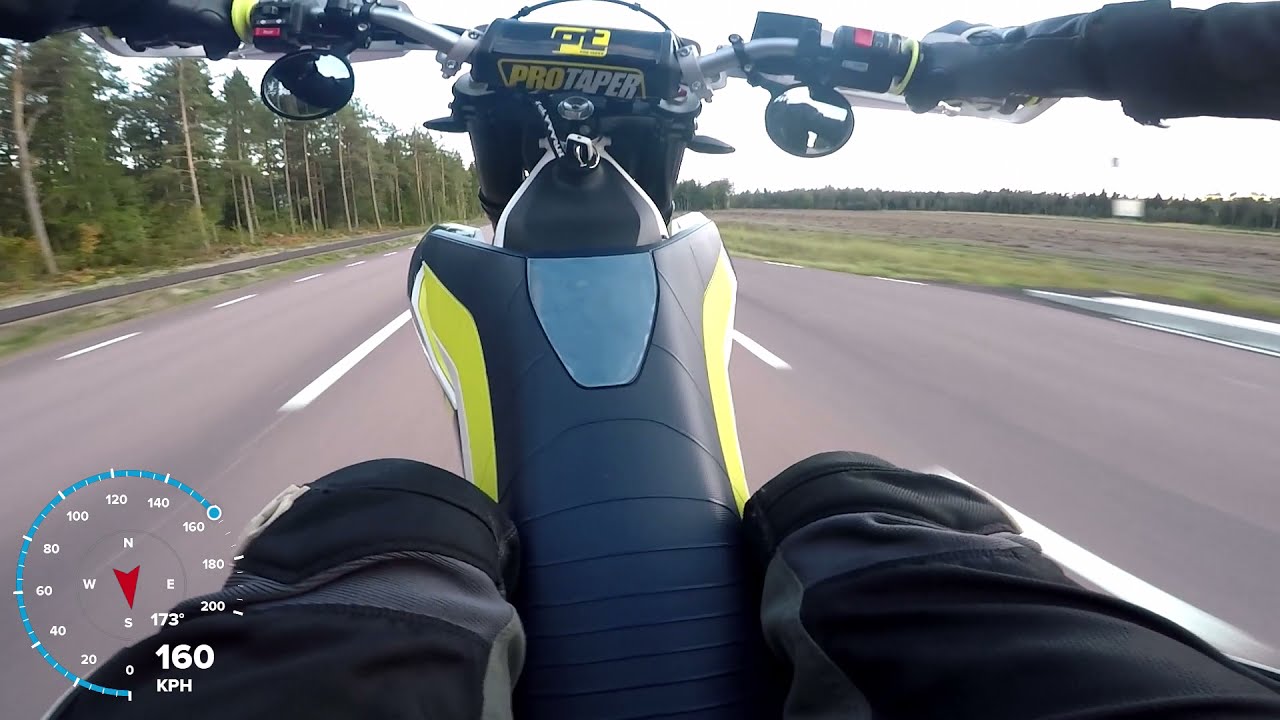 Video husqvarna 701 supermoto top speed 
