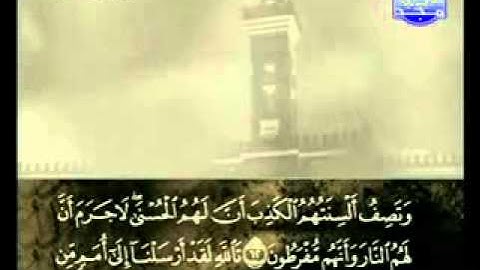 سورة النحل كاملة الشيخ علي الحذيفي
