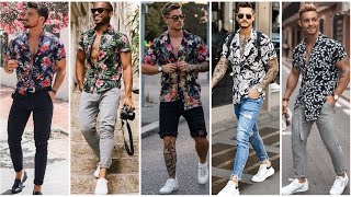 Most Stylish Half Shirt Outfits Men| Short Shirt Fashion | Men's Fashion & Style 2023