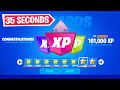 New INSANE XP GLITCH Fortnite Chapter 3 (50,000 XP PER MINUTE)