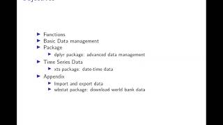 R - working data intro