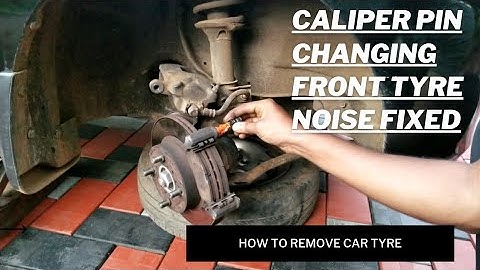 How To Change Car Caliper Pin | How To Fix Caliper Pin Noise | Solve Break Caliper Shaking |Greasing