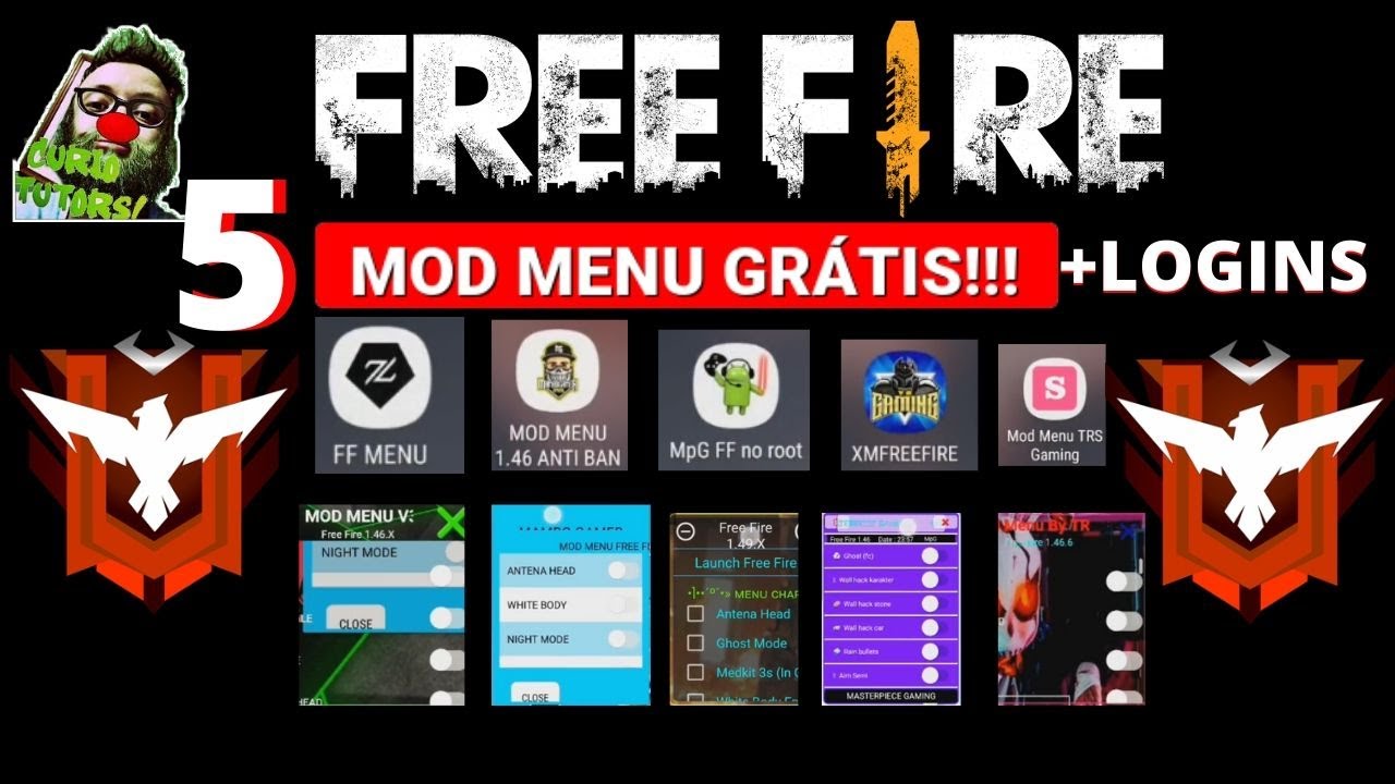 🔥 FREE FIRE ✅MOD MENU GRÁTIS [V.1.46.0/1.46.6]♥️ESP/AIMBOT/99% HS/DAMAGE HACK/💎UNLIMITED DIAMONDS??