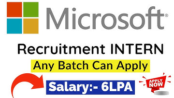 Microsoft Internship | Microsoft Data Science Internship - How to get internship in Microsoft