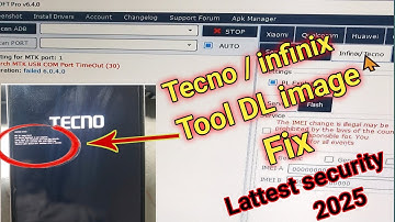 Fix DL Image Fail on Tecno/Infinix | 100% Working MTK Download Error Solution (DFT PRO Tool Guide)