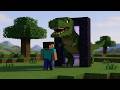 Making A Portal To The Jurassic Park Dimension in Minecraft! 🦖