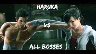 Yakuza Kiwami 2 Haruka Sawamura vs All Bosses