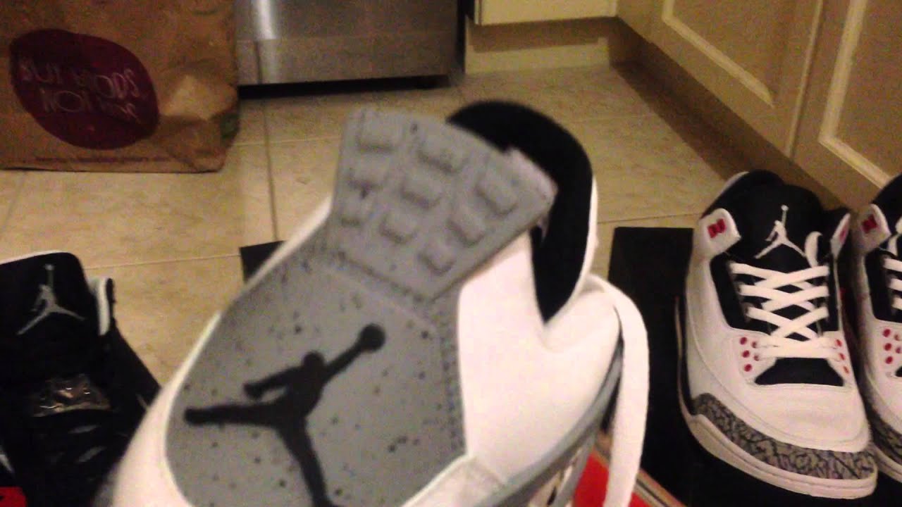 Flysole pickup Air Jordan 3 infrared, Cement 4, Oreo 5 - YouTube