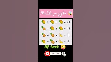 Maths puzzle | IQ test | #shorts #shortvideo #maths#viral#mindset #puzzle  #new #iqtest